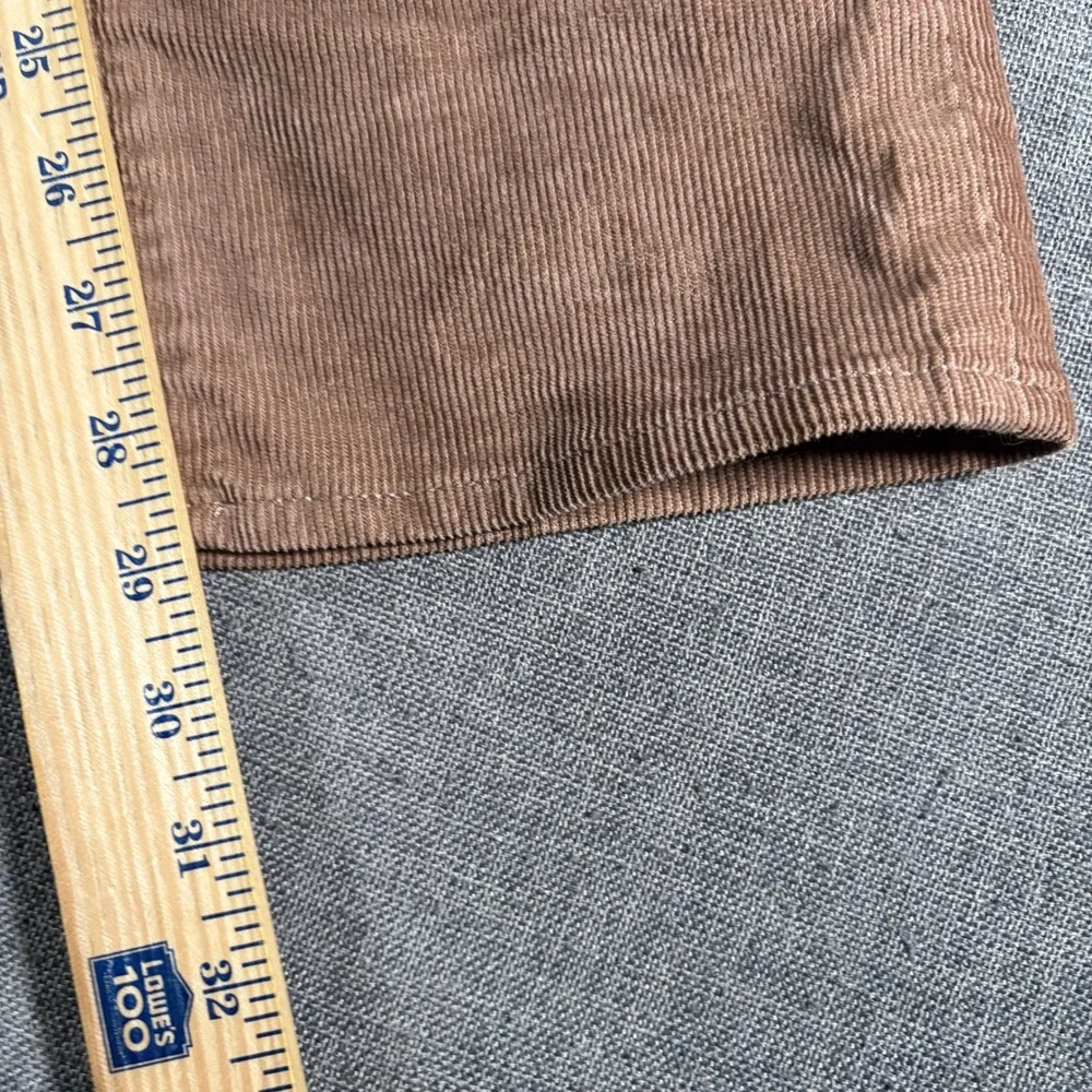 J.Crew 484 Corduroy Pants Mens 30x30 Tan Brown Slim Fit Five Pocket Trousers